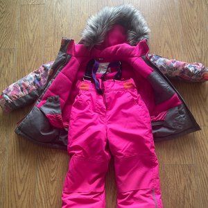 Deux Par Deux Girl 2 Pc Snowsuit Size 5
